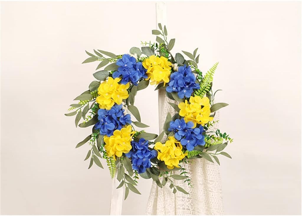 Artificial Decorative Wreath Simulation Embroidered Ball Green Eucalyptus Leaves Home Decoration Holiday Decoration