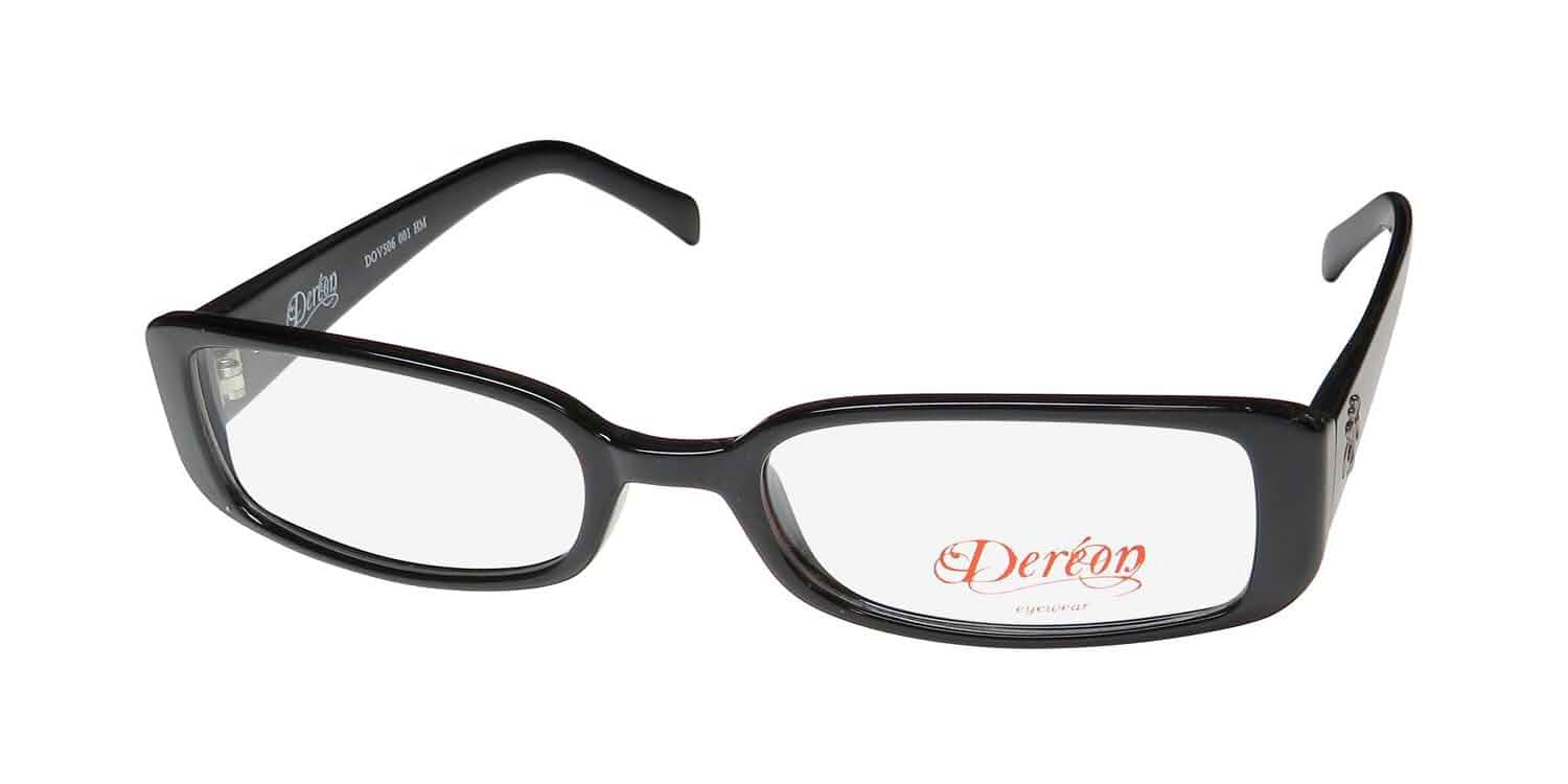 Dereon Dov506 Eyeglass Frame/Glasses Classic Shape Premium Acetate Plastic Sleek