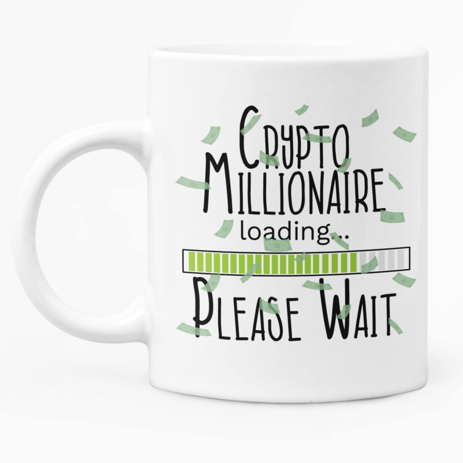 McMug - Crypto Millionaire - Mug, Ceramic, 11fl.oz, White