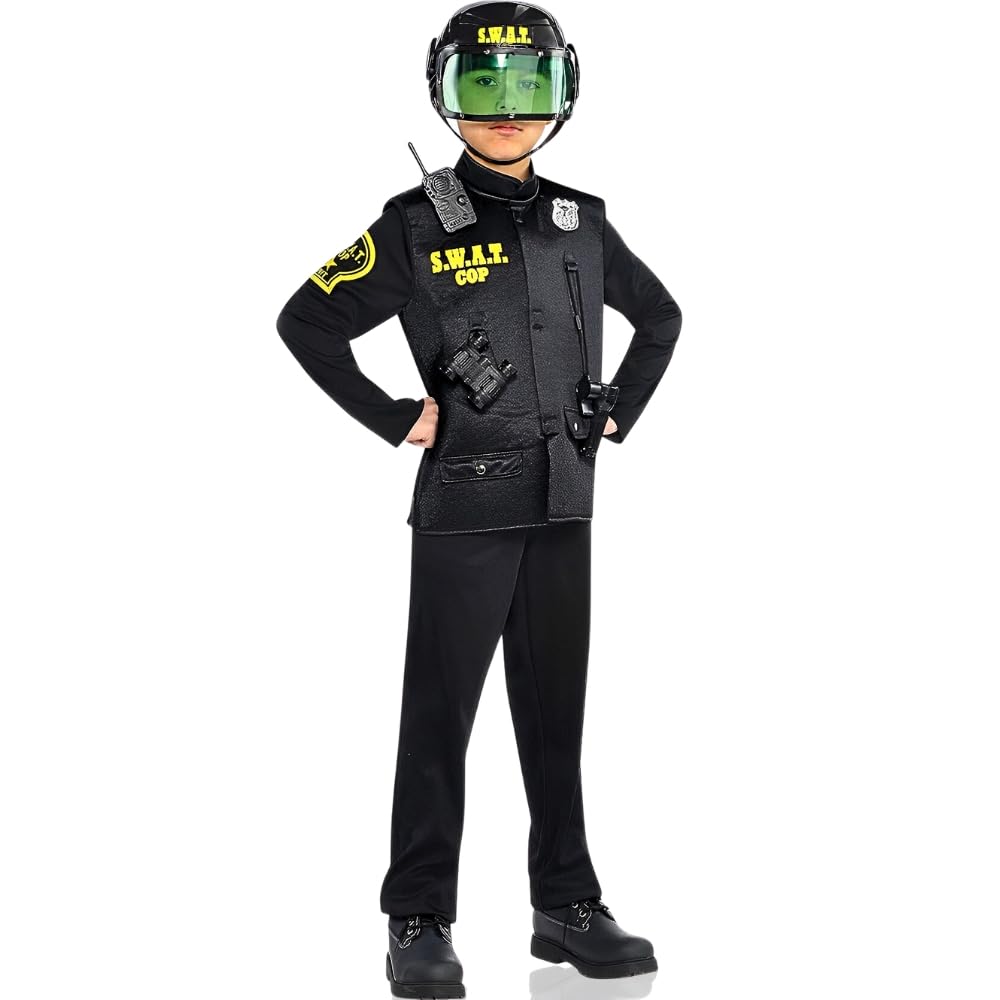 Amscan SWAT Officer Costume Set for Halloween & Dress-Up Fun