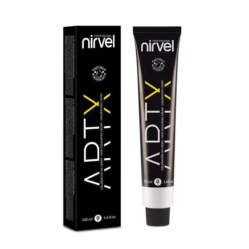 Tinte de Pelo Profesional ArtX, Tono 8-55, 60ml, Colorante en Crema con Cobertura 100% Canas