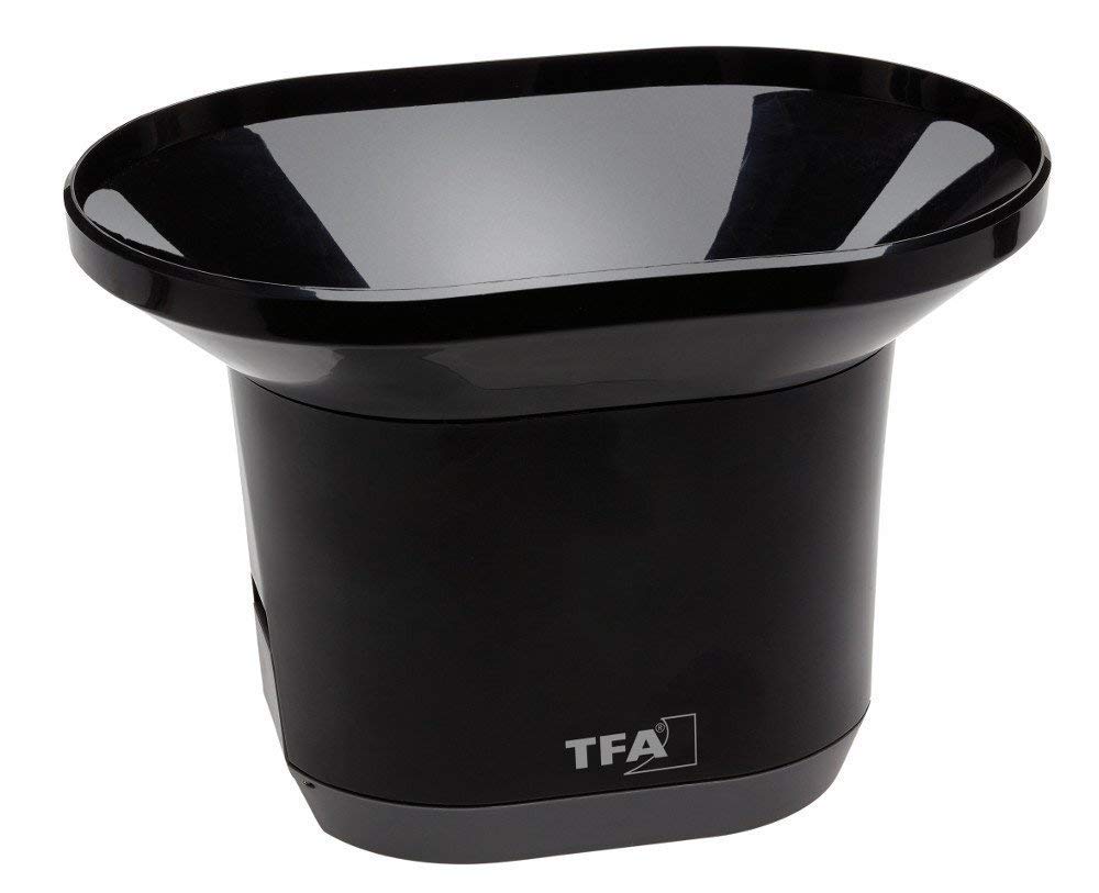 TFA 47.3005.01 – Pluviómetro Drop. Pluviómetro, Color Antracita con baterías