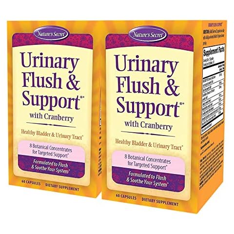 Nature's Secret Urinary Flush & Support 60 Capsules (Pack of 2) Cover