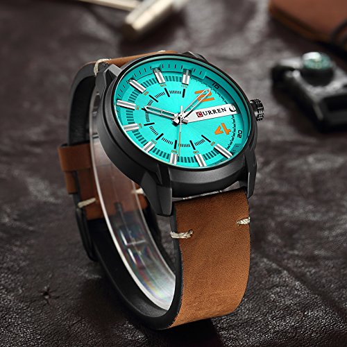 Image of Curren Casual Watch For Men Analog Leather - 8306, strap