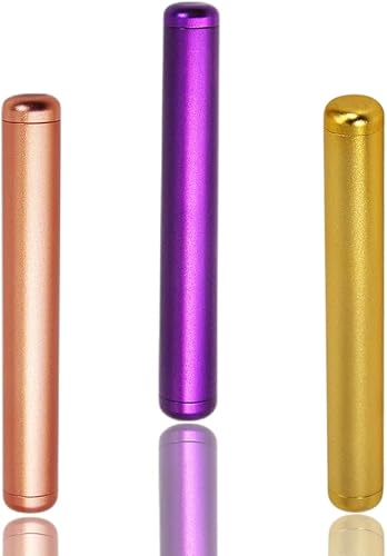 Paquete de 3 contenedores de almacenamiento de metal, soporte de tubo de almacenamiento, contenedor de tubo de metal, caja de almacenamiento de