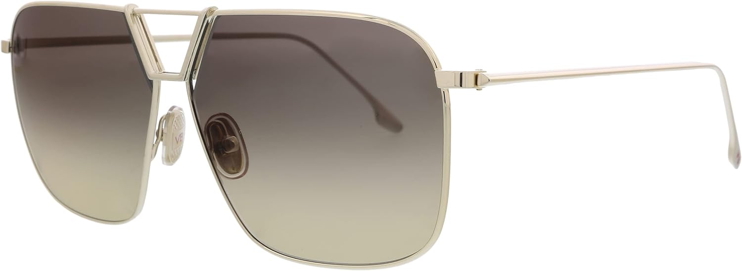 Victoria Beckham Navigator Sunglasses VB204S 702 Gold 60mm 204
