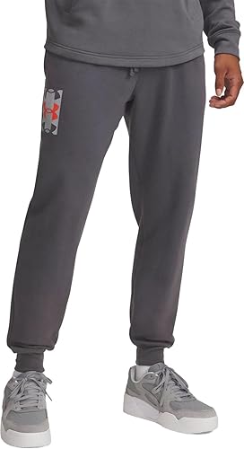Under Armour - Mens Rival Fleece Nov Logo Joggers, Color Csr (025), Size: Small