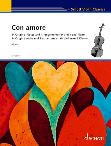 Con Amore: 14 Original Pieces and Arrangements for Violin and Piano. violin and piano.