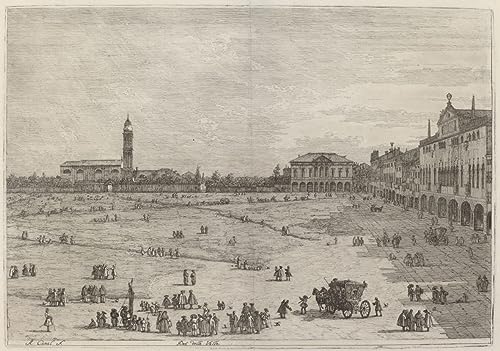Arte mural en lienzo de Canaletto, cuadro de 60x90cm para salón y dormitorio
