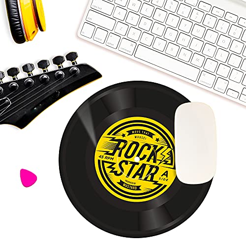 Tapis de souris disque vinyle imperméable et antidérapant pour le bureau - 2
