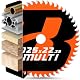 Holzsägeblatt für Winkelschleifer 125 von Baubeck