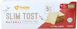 Torrada Slim Tost Natural Zero Lactose Alimento Vegano Fhom 110g