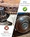 TIKSCIENCE 97 Teeth Flywheel Starter Ring Gear Compatible with Kohler Command V-Twin flywheels & Kohler Courage flywheels, Replacement Ring Gear