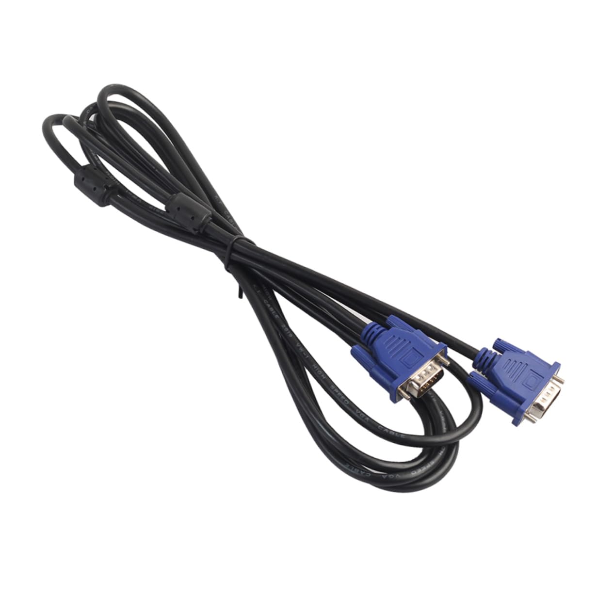 CIYODO 3pcs 3 Computer Vga Cable Male to Male Monitor Cable Computer Cable Video Adapter to Cable Vga to Vga Cable Vga Cord Double Magnetic Ring Adapter Cable Video Vga Male to Male