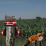 ASPECTEK Animal Repeller （Pack of 2）, Solar Powered Predator's Eye with Two Red Flashing Lights, Water Repellent Repeller for Cats Dogs Foxes Birds Skunks for Farm Garden Yard - Image 5