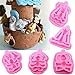 Sharlity 5 Pcs Animal 3d Silicone Molds Fondant Cake Decorating Supplies chocolate mold clay mold