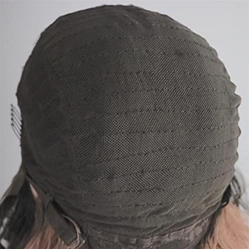 Perruque blonde courte en dentelle synthétique bouclée de 55 à 66 cm - 2