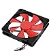 Wentylator chłodzący, wysokiej jakości plastikowe wentylatory do obudowy komputera 14 cm Świetny przepływ powietrza Premium cichy wentylator skutecznie 12 V na komputer stacjonarny