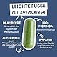Mikrozirkulation Beine Ergänzung mit Heidelbeere & Roter Weinrebe – NEUE FORMEL – Lindert schwere Beine & fördert die Durchblutung – mit BIO-Moringa | 60 vegane Kapseln – RedMoringa