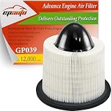 EPAuto GP039 (CA8039) Engine Air Filter Replacement for Ford F-150/F-250/F-350/F-450/F-550,
