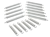  Set Zugfedern Sattel, SR1, SR2, SR2E, bis Baujahr 1957, vordere (6x) + hintere (12x)