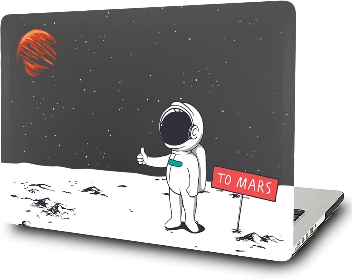 Laptop Case Compatible with MacBook Pro 16 inch Cover 2020 2019 Release A2141 with Touch Bar and Touch ID, Thin Plastic Pattern Hard Case Shell for Old MacBook Pro 16.2", Astronaut to Mars