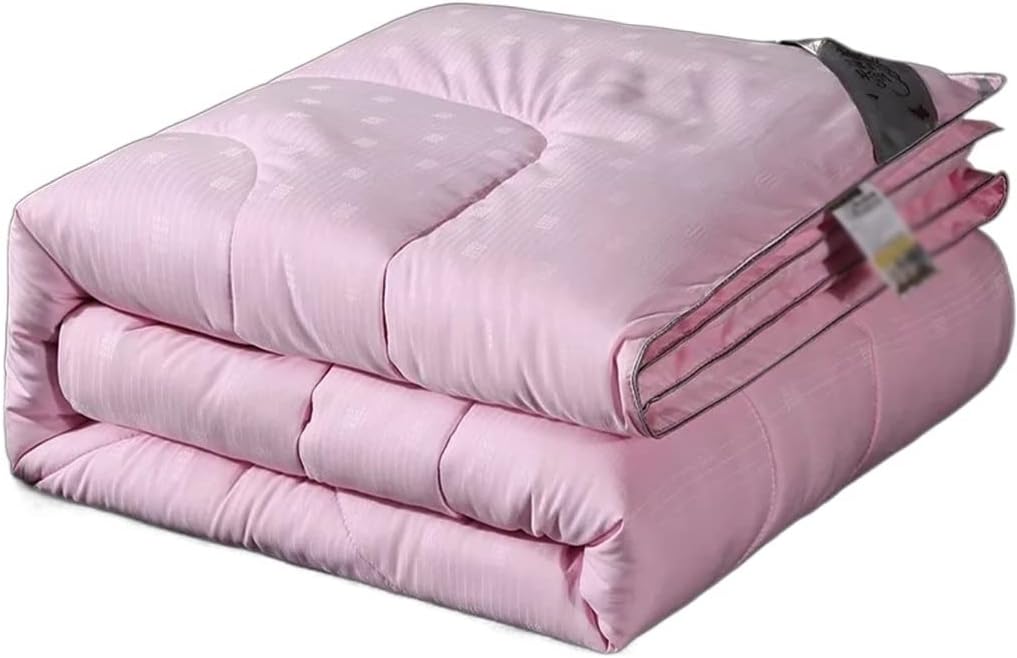 Handmade Summer Cotton Quilt Hotel Blanket Sleep Silk Comforter 7.9 x 9.1 inches (200 x 230 cm) Bedspread Warm Duvet (Color: D, Size: 86.6 x 94.5 inches (220 x 240 cm), 8.9 lbs (4 kg), D 78.5 x 90.6