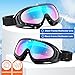 MAMBAOUT 2-Pack Snow Ski Goggles, Snowboard Goggles for Men, Women, Youth, Kids, Boys or Girls