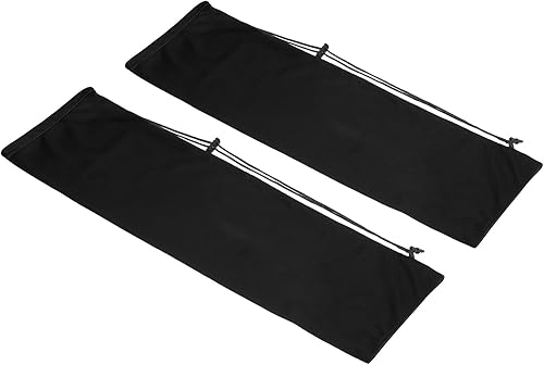 M METERXITY Paquete de 2 bolsas de raqueta de bádminton  Bolsa de almacenamiento de raqueta de tela de terciopelo con cordón, para hombres, mujeres