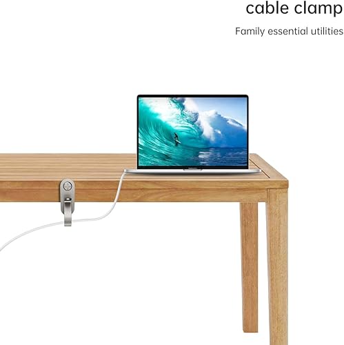 Miniatura 5 de Ganchos para colgar luces, ganchos de tornillo para colgar luz de Navidad, alambre de luz y clips de luz LED de hadas, acero inoxidable, paquete de