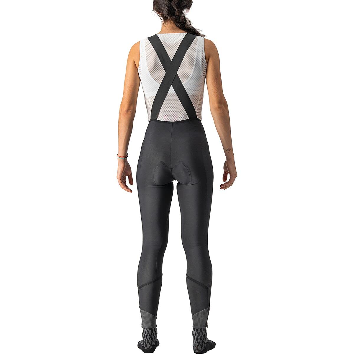 CASTELLI Men's Tights, Black/Black Reflex, S