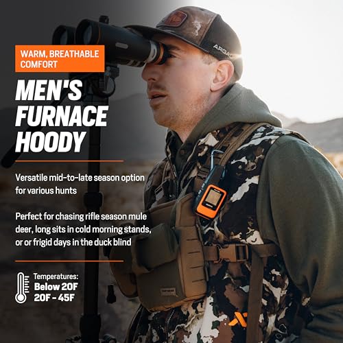 First Lite Men’s Furnace Hoody - Merino Wool Camo Hunting Fleece Pullover, Heavyweight Base Layer Hunting Gear For Men3