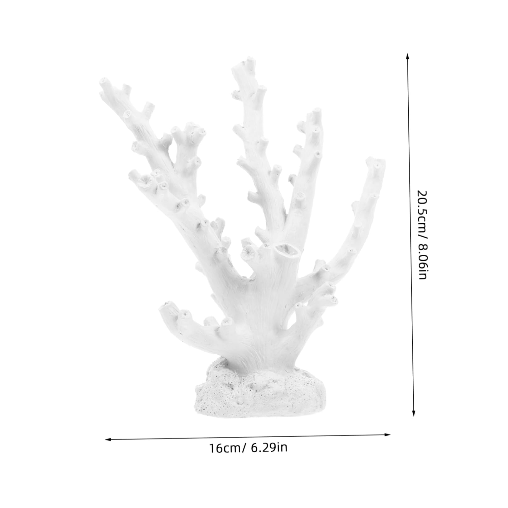 Cabilock Adornos de Coral de Resina de Estilo Mediterráneo Decoración Artificial para Acuario Adorno Paisajístico para Peceras para Entrada y Sala de Estar