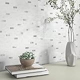 glas marmor mosaik fliesen Einfache DIY Wandfliesen, selbstklebend: leichte und dünne Mosaikfliesenfolie, 2.3 mm dick, ca. 0,23 ~ 0,1 kg pro Blatt, einfach abziehen und aufkleben. Ideale Fliesenaufkleber für Küchenrückwand und Badezimmerwand, sparen Sie Ihre Zeit und Arbeit.