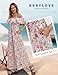 BeryLove Womens Floral Casual Jumpsuit Summer 2025 Fashion Off Shoulder Wide Leg Wedding Party Jumpsuits with Pockets Pink M