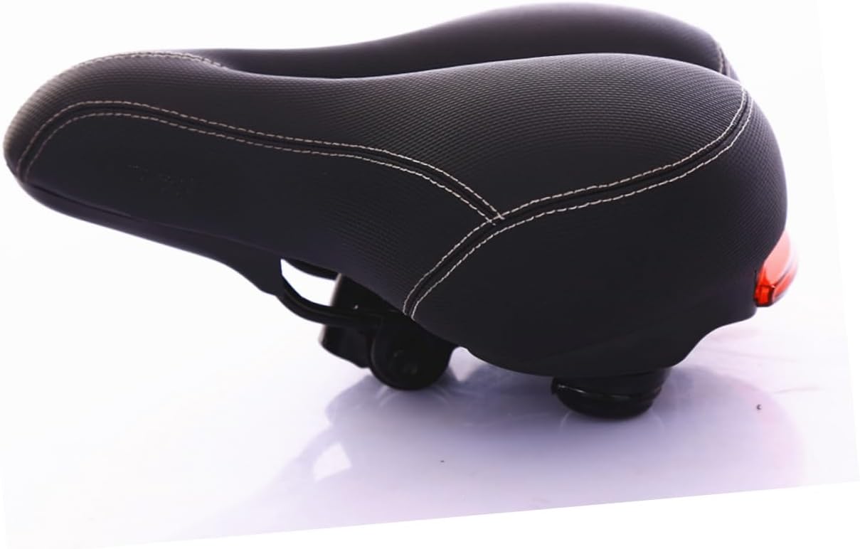Led Tail Light Bike Saddle Comfortable Bike Seat Pad for Men Women for