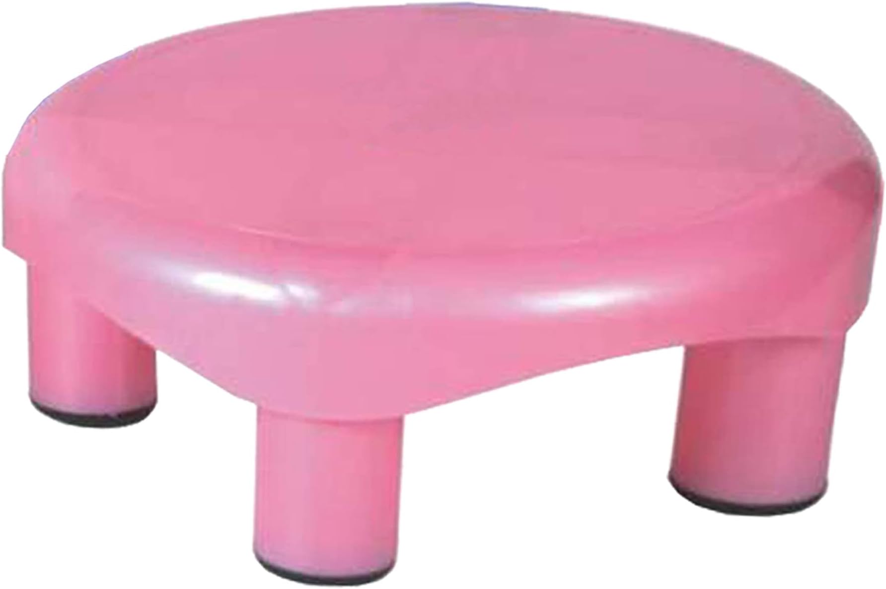 Kuber Industries Bathroom Stool | Stool for Sitting | Plastic Stool for Bathroom | Anti-Slip with Strong Bearing | Patla for Toilet | Pink, 31cm, 14cm