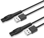 Superer 5V Charger Cord for Philips Norelco One Blade & Shaver Series 3000X 5000 7000 i9000, QP2724 QP2834 QP1924 QP4631 QP6542, X3002 S5898 MG5975 MG7963 MG3919, Charging Cable for Phillips Trimmer