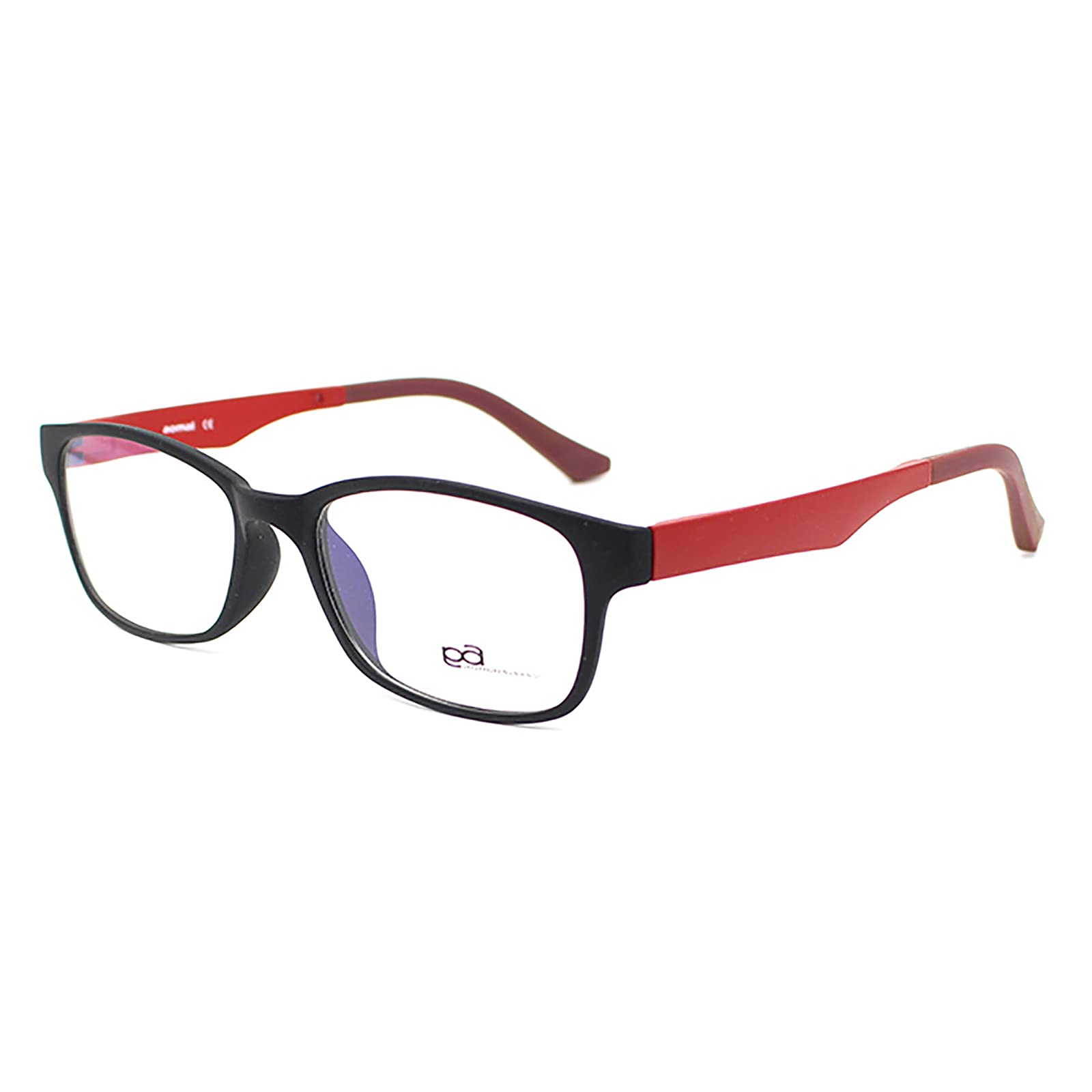 Vintage okulary do czytania z filtrem niebieskiego światła, unisex, prostokątne, lekkie, niepolaryzowane, okulary do czytania / komputera, zawiasy sprężynowe (+2,5)