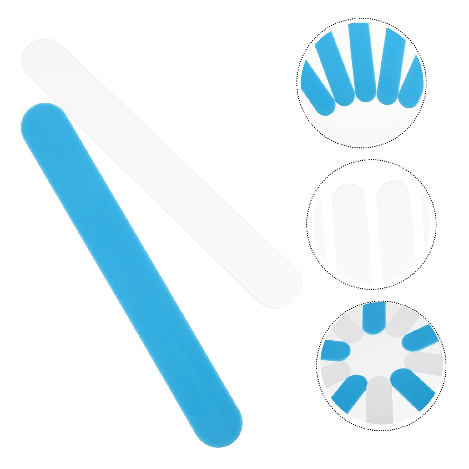 ABOOFAN 20Pcs PP Tongue Depressors for Clinics Smooth Surface Ergonomic Design Oral Care Sticks for Hospitals and Professionals