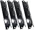 Grillflame Porcelain Enamel Heat Plates (4-Pack) for Kenmore 146.1613211, 146.16132110, 146.16133110, 146.16142210, 146.16197210, 146.16198210, 146.16222010, 146.23673310 (14 15/16 X 3 13/16")