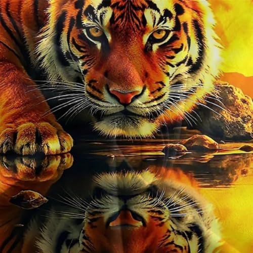 Housse de couette tigre microfibre douce avec fermeture éclair invisible et imprimé bête 3D - 7