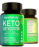 Keto Pills - Supports Keto Burn - Fast Ketosis Diet for Men and Women - Slim Formula with Advanced Keto Pill Capsules - Boost Keto Energy and Metabolism - Pure BHB Keto Pills - 60 Capsules