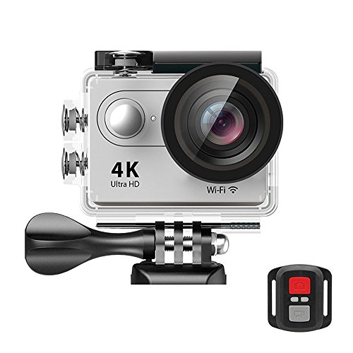 4Kアクションカメラタッチスクリーン170°広角フィッシュアイレンズ32GB Amazon | 4K 20MP HDアクションカメラ デュアルスクリーン170度