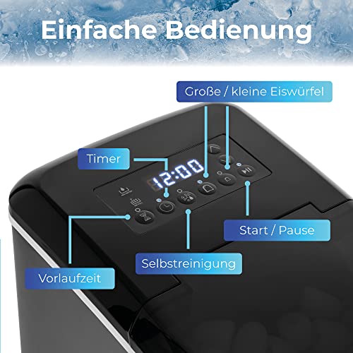 Eiswürfelmaschine KLAMER (2023), 10 Eiswürfel in 7-9 Minuten