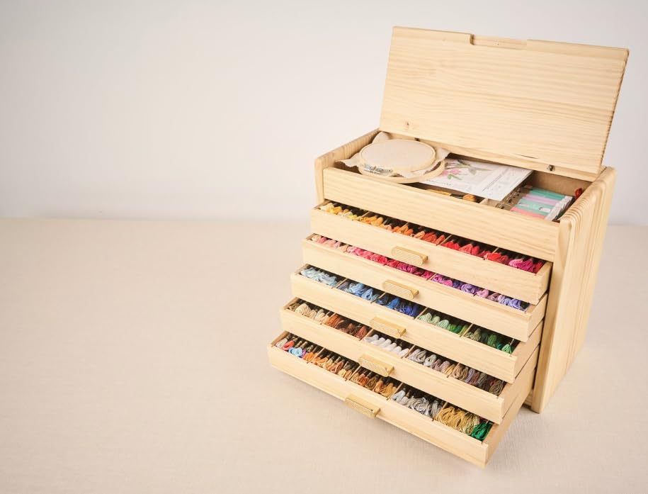 Anchor - Caja de madera con 489 madejas molidas