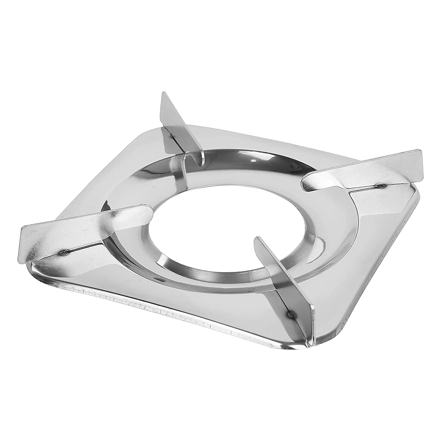 ZENITRAIN Stainless Steel Stove Top Cover for Outdoor Camping Barbecue Grill, Small Square, LPG Gas Stove Parts, Silver-image-45