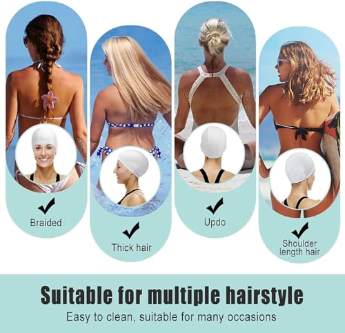 Gorro Baño con Bandera España Gorro Baño Novedoso para Cabello Largo Corto Gorros Natación Silicona Suave Gorros Natación para Piscina para Mujeres Hombres Adultos Jóvenes Unisex España - imagen 6