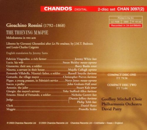Miniatura 2 de Rossini The Thieving Magpie Opera in English