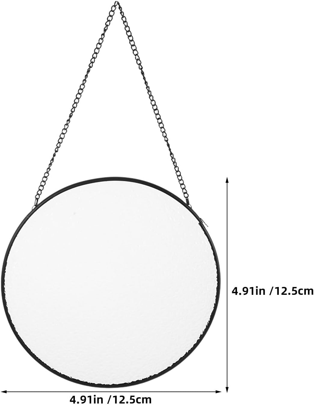 DIY and Smooth Surface, Easy to Hang Window Hanging Decor Round Glass Suncatcher to Paint with Glossy Finish Minimalist Style 4.9 Inch for Studies and Season